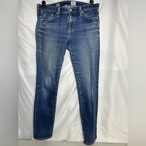 AG Adriano Goldschmied Blue Straight Leg Jeans size 28R